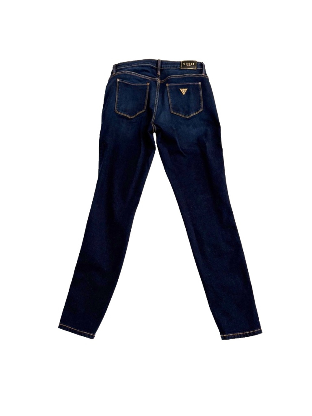 GUESS Sexy Curve Skinny Mid-Rise Jeans – Dark Wash – Women's Size 28 - Picture 2 of 6